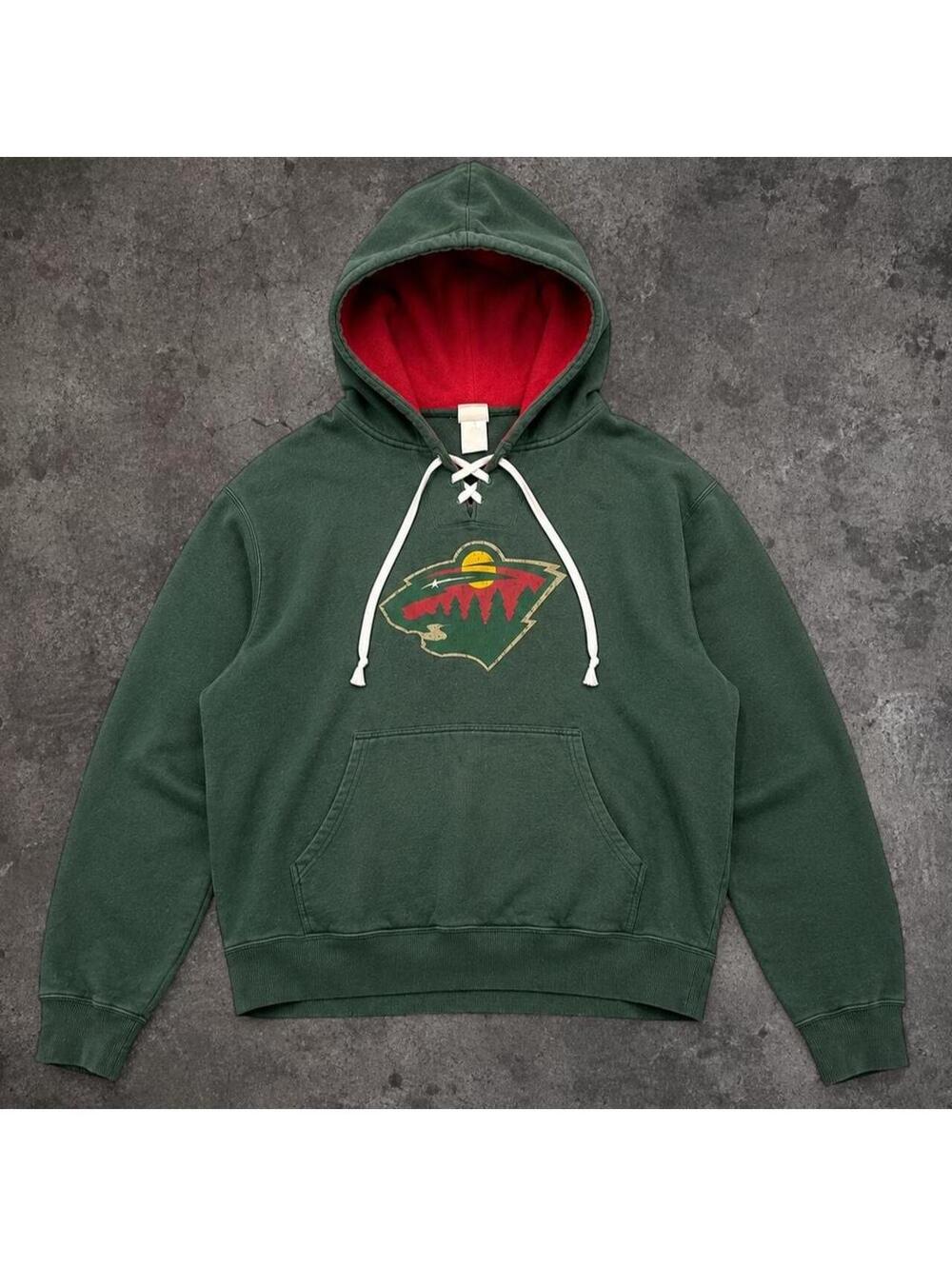 Fire Vintage NHL Minnesota Wild Hoodie
